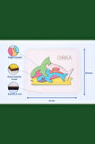 Ahşap Orka Figürlü Puzzle