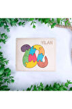 Ahşap Yılan Figürlü Puzzle