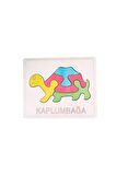 Ahşap Kaplumbağa Figürlü 4 Parça Puzzle