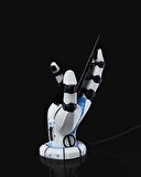 Android Robot Kol Telefon Tutucu-Şarj Bölmeli