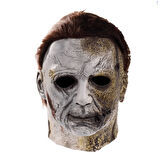 Michael Myers Lateks Maske - Michael Myers Et Maske Kafaya Tam Geçmeli