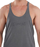 Kingsize Darksteel Antik Yıkamalı Atlet Füme