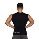 MuscleCloth Training Kolsuz T-Shirt Siyah