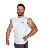 MuscleCloth Training Kolsuz T-Shirt Beyaz