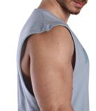 MuscleCloth Training Club Drop Arm Kolsuz T-Shirt Açık Mavi