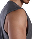 MuscleCloth Training Club Drop Arm Kolsuz T-Shirt Füme