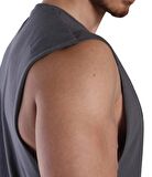 MuscleCloth Training Club Drop Arm Kolsuz T-Shirt Füme