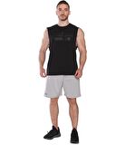 MuscleCloth Training Club Drop Arm Kolsuz T-Shirt Siyah