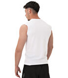 MuscleCloth Icon Kolsuz T-Shirt Beyaz