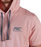 MuscleCloth MC-X Kapüşonlu Kısa Kollu Sweatshirt Somon