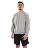 MuscleCloth Basic Sweatshirt Gri Melanj