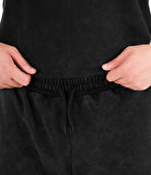 Kingsize Darksteel Antik Yıkamalı Şort Siyah