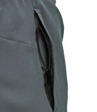 MuscleCloth Performance 2 In 1 Erkek Taytlı Şort Gri Siyah