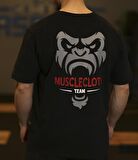 MuscleCloth Team Oversize T-Shirt Siyah