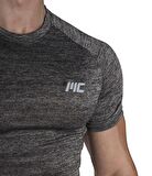 MuscleCloth Pro Stretch Kısa Kollu T-Shirt Füme