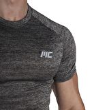 MuscleCloth Pro Stretch Kısa Kollu T-Shirt Füme