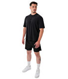 MuscleCloth Basic Oversize T-Shirt Siyah