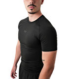 MuscleCloth Tech Kısa Kollu T-Shirt Siyah