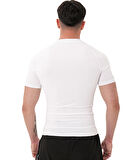MuscleCloth Tech Kısa Kollu T-Shirt Beyaz