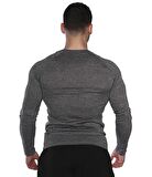 MuscleCloth Pro Stretch Uzun Kollu T-Shirt Füme