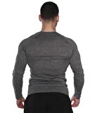 MuscleCloth Pro Stretch Uzun Kollu T-Shirt Füme