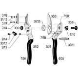 Felco 31 Budama Makası 21 cm Sağ-Sol El By-Pass *