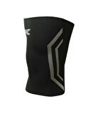 MuscleCloth Elastik Spor Dizlik Tekli Paket Siyah