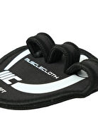 MuscleCloth Grip Pads Fitness Eldiveni Siyah