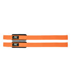 MuscleCloth Padded Lifting Straps Turuncu
