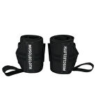MuscleCloth Pro Wrist Wraps Siyah 2'li Paket