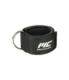 MuscleCloth Padded Lifting Straps + Padded Ankle Cuff Seti Siyah