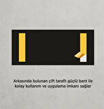 Fosforlu Fotolümen Folyolu Sağ Yönlü Çıkış Exıt Yön Levhası 29x12 Cm