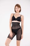 Freshness 0007 Lazer Kesim Tül Yüksek Bel Şort Korse