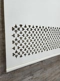 Stor Perde Desenli Lazer Kesim Kalın Kumaşlı KREM ML101