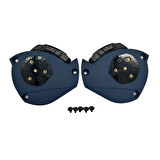 ADVANT 2 KASK YAN KAPAK SET MAT MAVİ