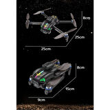 Ozmik GD83 4K Sabit Kameralı RGB LED Drone – 150 Metre Menzil, Brushless Motor, Ultra Stabil Uçuş