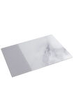 Flora Cam Kesme Tahtası, Temperli Isıya Kırılmaya Dayanıklı Kesim Panosu 25x35 cm GRİ MERMER DESEN