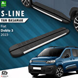 S-Dizayn Fiat Doblo 3 S-Line Aluminyum Yan Basamak 203 Cm 2023 Üzeri A+ Kalite