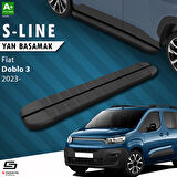 S-Dizayn Fiat Doblo 3 S-Line Siyah Yan Basamak 203 Cm 2023 Üzeri A+ Kalite