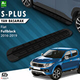 S-Dizayn Fiat Fullback S-Plus Siyah Yan Basamak 193 Cm 2016-2019 A+ Kalite