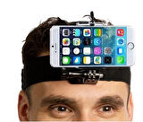 Cep Telefonu Uyumlu Kafa Bandı Vlog Video Çekim Seti Phone Holder Head Strap