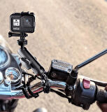 Motosiklet Bisiklet Gidona Monte Ayarlanabilir Kamera Tutucu Aparat