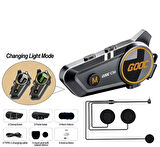 Motosiklet Kask Kulaklık Intercom Işıklı Motorsiklet interkom  