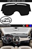 Fiat Palio 2000-2005 İçin Uygun Torpido Koruma Halısı Siyah Kenar Renk Siyah