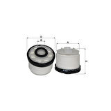 Fıl Mfe1593 Mazot Filtresi Toyota Hıluvıgo 2006-2011 Mıtsubıshı L200 2015> Isuzu Dma2012> Fıat Fullback 2016>