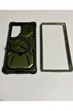 SAMSUNG S24 ULTRA MAGSAFE VE STANDLI TANK KILIF 3 RENK