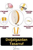 Pvc Doğrama Pencere Fitili İzolasyon Bandı Kendinden Yapışkanlı Beyaz Kauçuk Yalıtım Bant 2x10=20 Mt