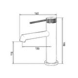 FONTANA KROM LAVABO BATARYASI FJ-1011 (KROM)
