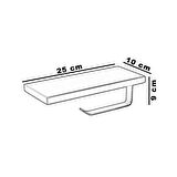 FONTANA TUVALET KAGITLIGI (MAT SİYAH) FJ-10501