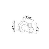 FONTANA TEKLİ ASKILIK FJ-20101 (KROM)